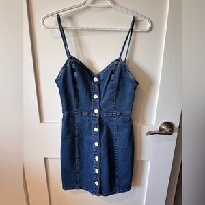 Zara denim mini dress